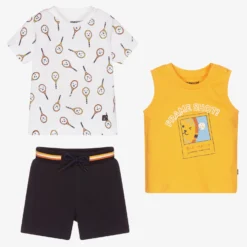 Mayoral Navy Blue Cotton Shorts Set