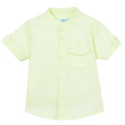 Mayoral Pale Green Cotton Shirt