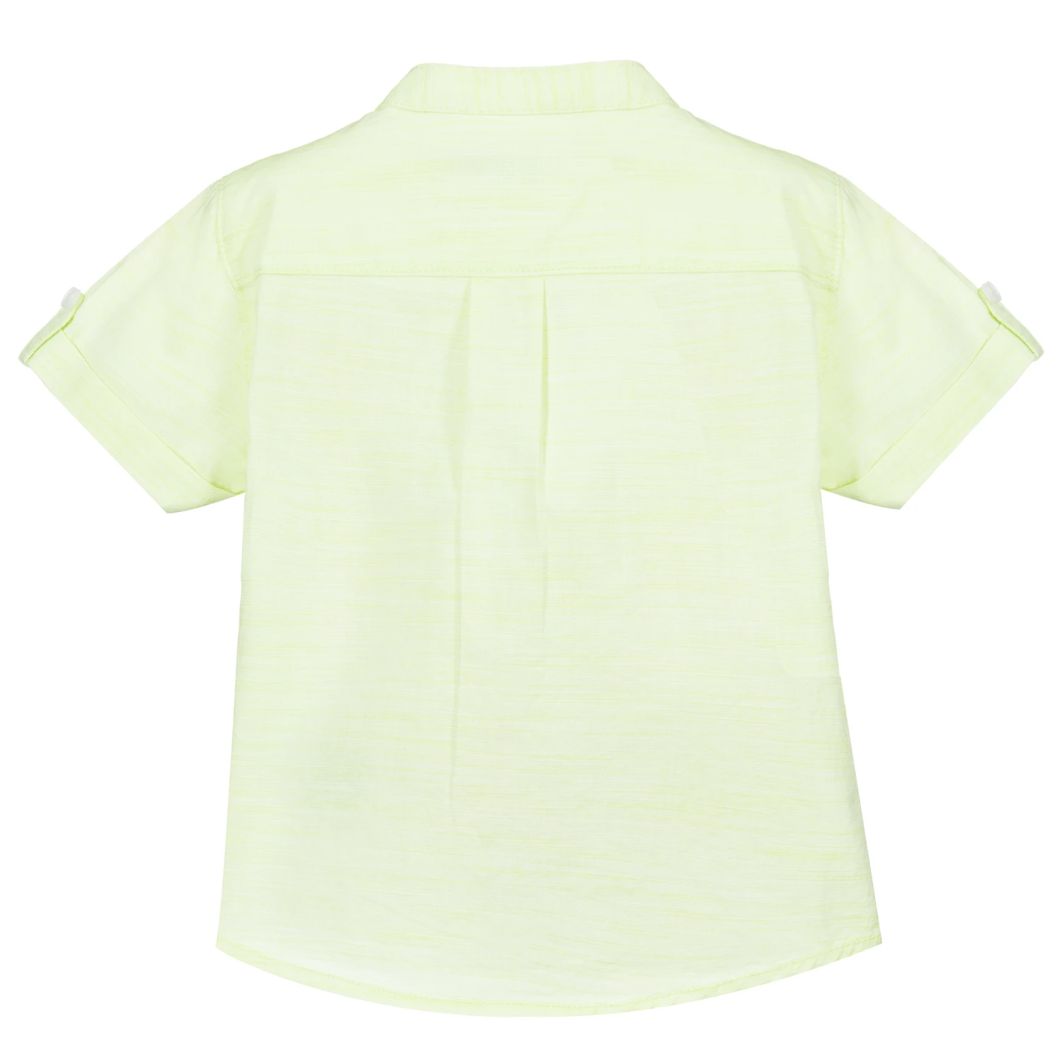 Mayoral Pale Green Cotton Shirt 2 Mayoral Pale Green Cotton Shirt - Image 2