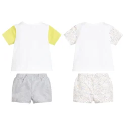 Mayoral Newborn T-Shirts & Shorts Set (2 Pack) -Outlet Little Gents Set Store mayoral t shirts shorts set 2 pack 308820 109e745b1c99c6507a753e5531231e827a4a5c8a