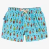 MC2 Saint Barth Boys Blue Swim Shorts