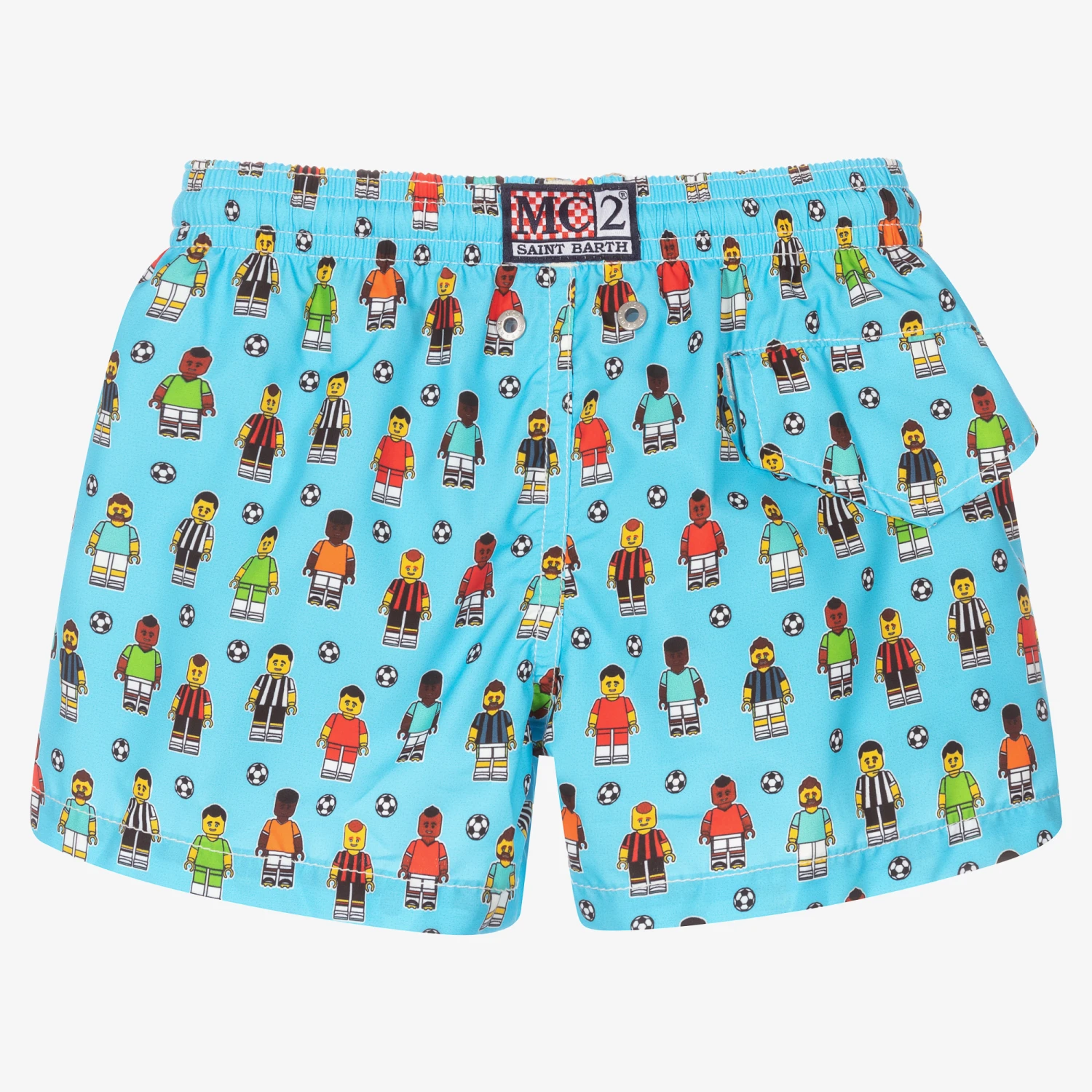 MC2 Saint Barth Boys Blue Swim Shorts 2 MC2 Saint Barth Boys Blue Swim Shorts - Image 2