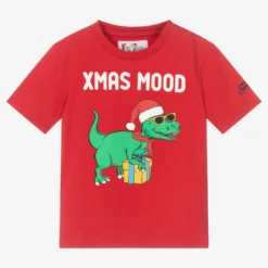 MC2 Saint Barth Boys Red Cotton Rex T-Shirt