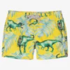 MC2 Saint Barth Yellow Dino Swim Shorts