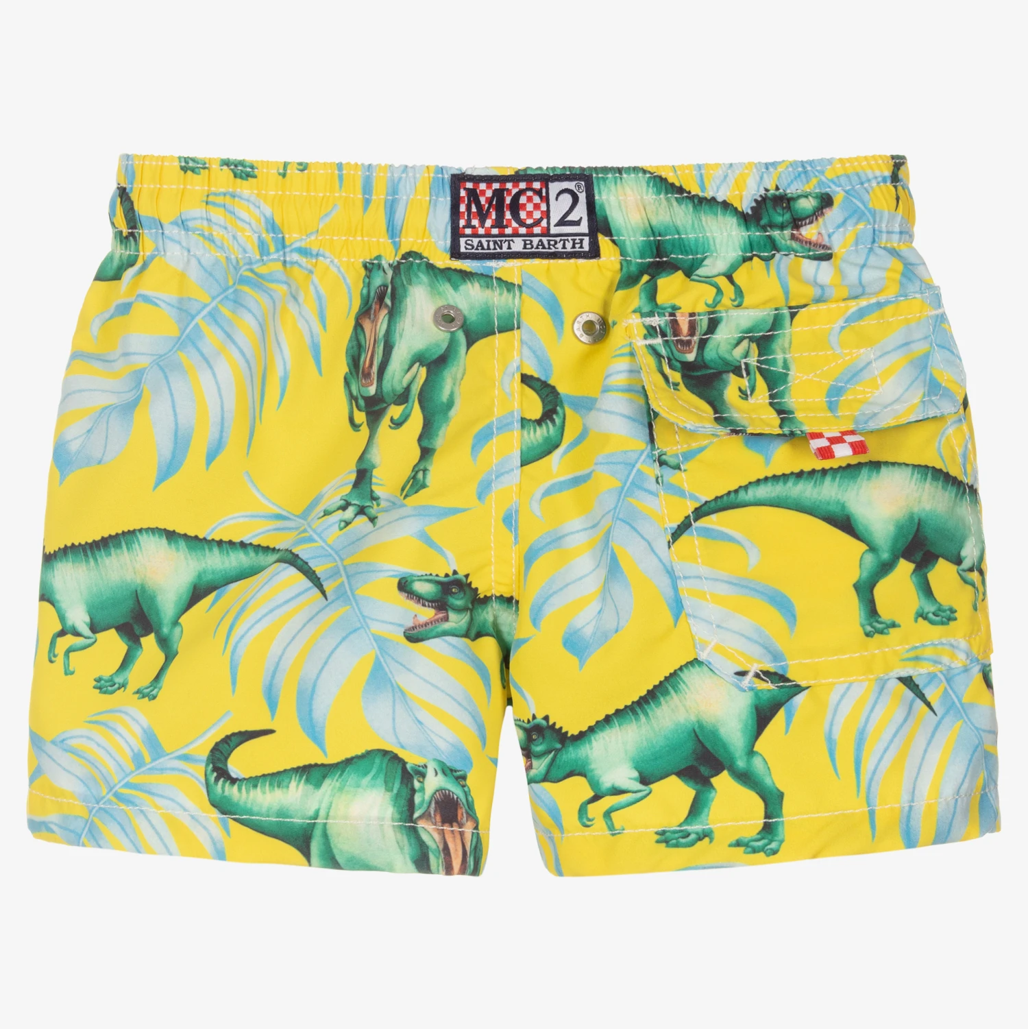 MC2 Saint Barth Yellow Dino Swim Shorts 2 MC2 Saint Barth Yellow Dino Swim Shorts - Image 2