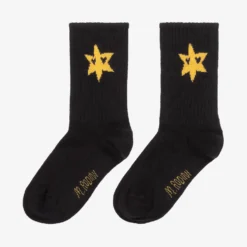 Mini Rodini Black Organic Cotton Socks