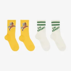 Mini Rodini Ivory & Yellow Socks (2 Pack) -Outlet Little Gents Set Store mini rodini ivory yellow socks 2 pack 455212 5d1659d90aa6f6a9c322edbcc537eaaadc8a4ae9