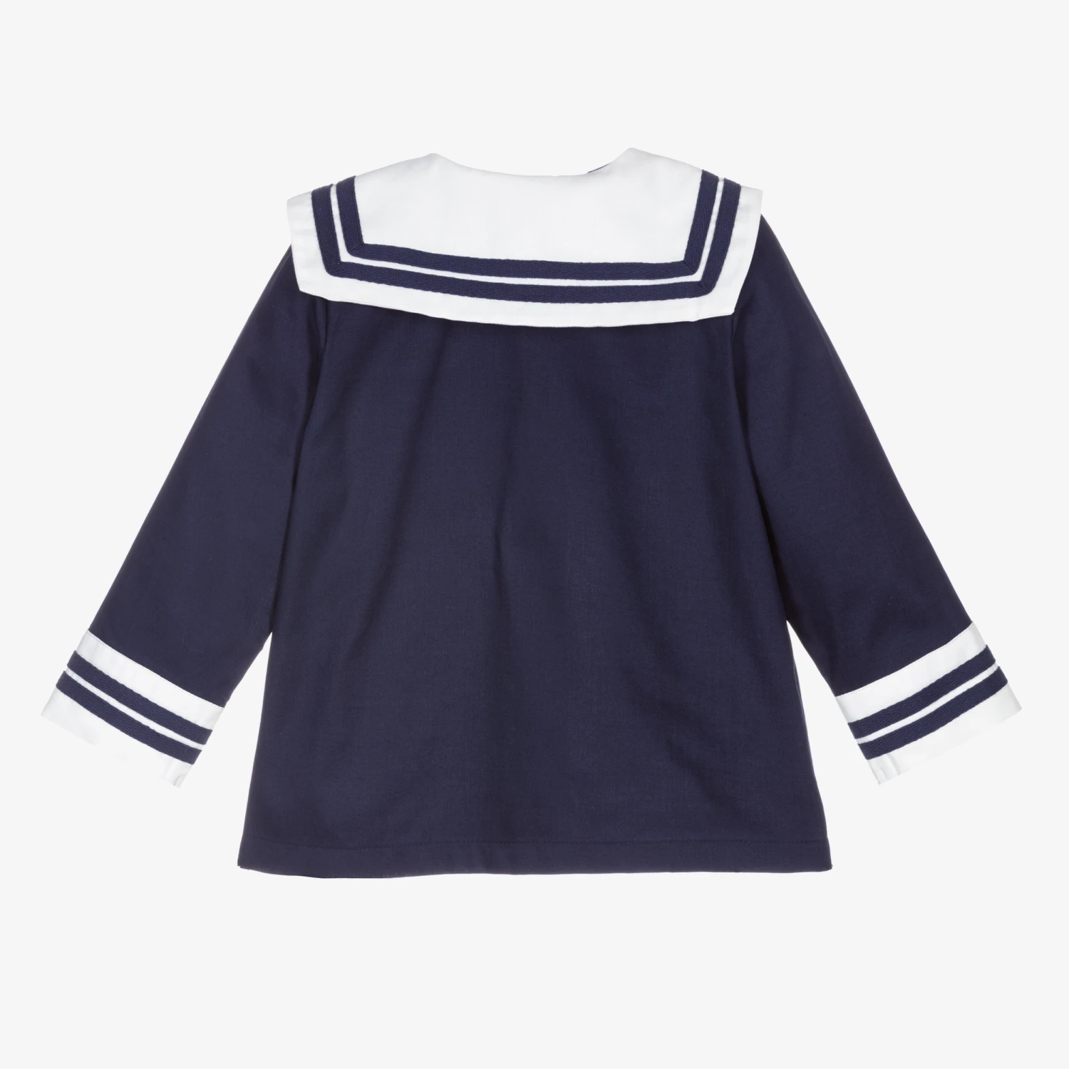 Mini Rodini Navy Blue Organic Cotton Shirt 3 Mini Rodini Navy Blue Organic Cotton Shirt - Image 3