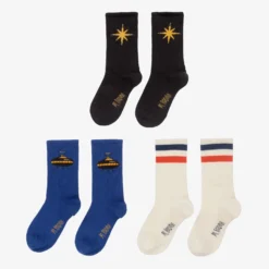 Mini Rodini Organic Cotton Socks (3 Pack) -Outlet Little Gents Set Store mini rodini organic cotton socks 3 pack 487730 6ed6bf753ddc1221057e6f90c8b3b822690edf87