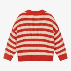 Mini Rodini Red & Ivory Striped Cotton Sweater -Outlet Little Gents Set Store mini rodini red ivory striped cotton sweater 487740 1a674f5b7453f3efbd5d12123cc88b6b40930f67