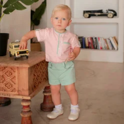 Miranda Boys Green & Pink Shorts Set -Outlet Little Gents Set Store miranda boys green pink shorts set 434668 81c7c04105632883b7d79a57547b9fb1f61c8066 outfit
