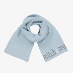 Mitch & Son Boys Blue & Grey Scarf (120cm)