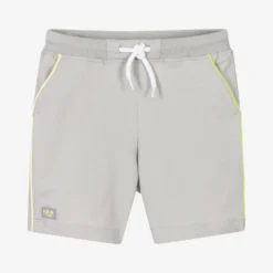 Mitch & Son Boys Grey Cotton Jersey Shorts