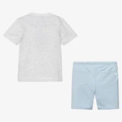 Mitch & Son Boys Grey Cotton Shorts Set -Outlet Little Gents Set Store mitch son boys grey cotton shorts set 487180 87195bc705cf74cd07dd17365ec00da745436eb6