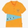Mitch & Son Boys Orange Cotton Polo Shirt