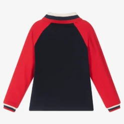Mitch & Son Red & Blue Cotton Polo Shirt -Outlet Little Gents Set Store mitch son red blue cotton polo shirt 472043 1ab0524be009bbfb5b44c8201b4df64651264b30