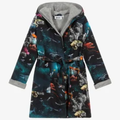 Molo Blue & Grey Ocean Bathrobe