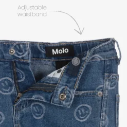 Molo Blue Happy Face Denim Shorts -Outlet Little Gents Set Store molo blue happy face denim shorts 482086 10bff0eeda3311fe9eb04e115de65c5185af433c