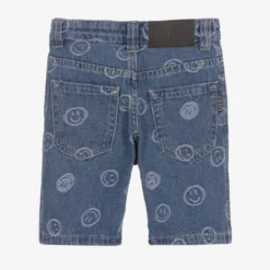 Molo Blue Happy Face Denim Shorts -Outlet Little Gents Set Store molo blue happy face denim shorts 482086 4cb6c11fa22b107886a22942c91484924060784b