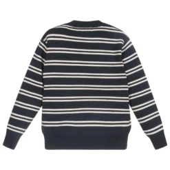 Molo Blue Striped Cotton Sweater -Outlet Little Gents Set Store molo blue striped cotton sweater 385839 f0bff07520eca050571ce1d1622f281d1adbd51c