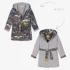 Molo Blue Wildlife Dressing Gown