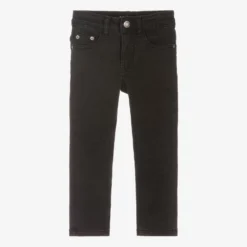 Molo Boys Black Slim Fit Denim Jeans