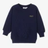 Molo Boys Blue Cotton Sweatshirt