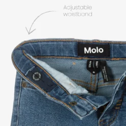 Molo Boys Blue Denim Cotton Jeans -Outlet Little Gents Set Store molo boys blue denim cotton jeans 482080 962bab844f0e681b253726549590e60596a90301