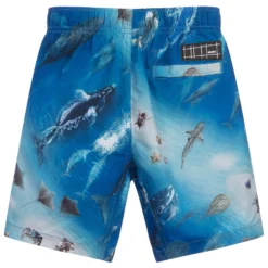Molo Boys Blue Swim Shorts (UPF50+) -Outlet Little Gents Set Store molo boys blue swim shorts upf50 294930 40294ffaad03e9049dddf8494a94747d5435b9ec