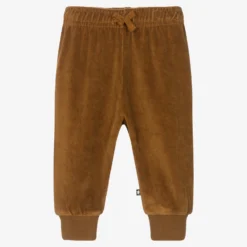 Molo Boys Brown Velour Joggers