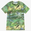 Molo Boys Green Cotton Pond T-Shirt