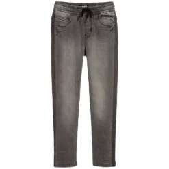 Molo Boys Grey Regular-Fit Jeans