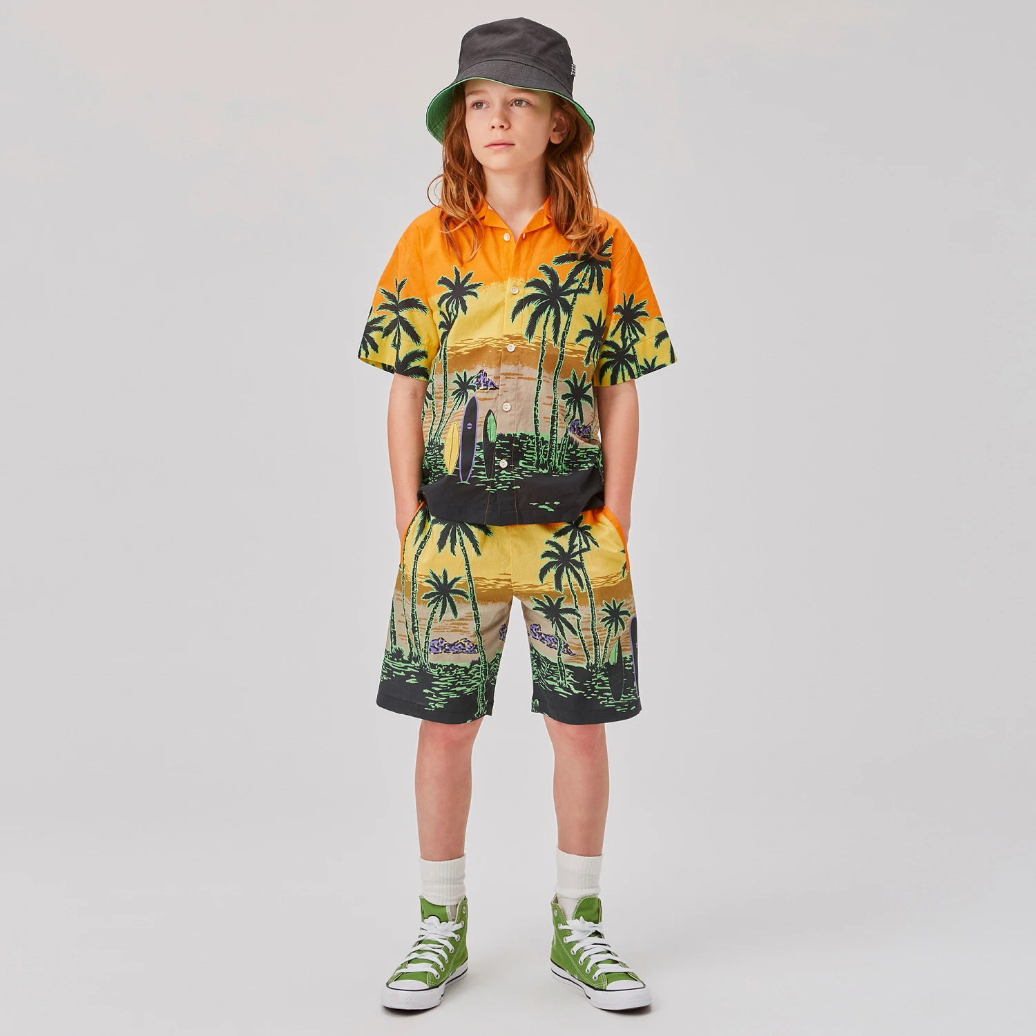 Molo Boys Organic Cotton Sunset Shirt 2 Molo Boys Organic Cotton Sunset Shirt - Image 2