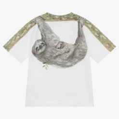 Molo Boys White & Grey Sloth T-Shirt -Outlet Little Gents Set Store molo boys white grey sloth t shirt 482394 861d921b4785b51f81009f154d8120414fd8e96f