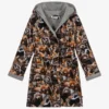Molo Brown & Grey Animals Bathrobe