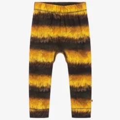 Molo Yellow & Black Organic Joggers