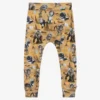 Molo Yellow Space Animal Joggers