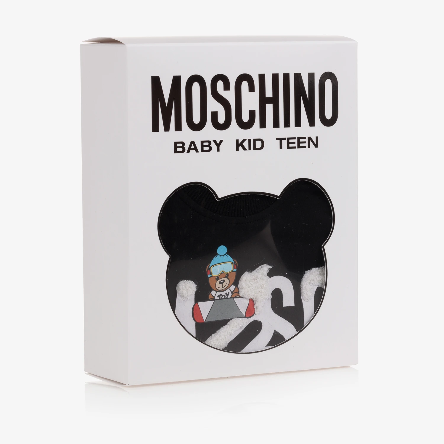 Moschino Baby Black Cotton Logo Top 3 Moschino Baby Black Cotton Logo Top - Image 3