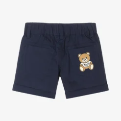 Moschino Baby Blue Cotton Logo Chino Shorts -Outlet Little Gents Set Store moschino blue cotton logo chino shorts 508300 70ff0b21f0bd0267b1cfaa3cb9856de7e1697d3f