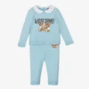 Moschino Baby Blue Knitted Trouser Set