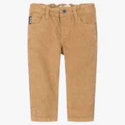 Moschino Baby Boys Beige Corduroy Trousers