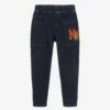 Moschino Kid-Teen Boys Dark Blue Denim Jeans