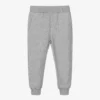 Moschino Baby Boys Grey Cotton Logo Joggers