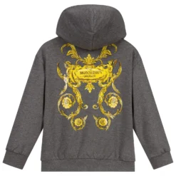 Moschino Kid-Teen Boys Grey Logo Zip-Up Top 5 Moschino Kid-Teen Boys Grey Logo Zip-Up Top -Outlet Little Gents Set Store moschino boys grey logo zip up top 357867 8883138c5a70e03bb0c3b60bea2504eb25c80506