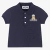 Moschino Baby Boys Navy Blue Sailor Polo Shirt