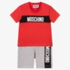 Moschino Baby Boys Red & Grey Shorts Set