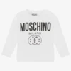 Moschino Baby Boys White Double Smiley Sweatshirt