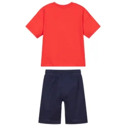 Moschino Kid-Teen Red Cotton Shorts Set -Outlet Little Gents Set Store moschino red cotton shorts set 370697 f7bb8a9795df16a5d52134f521b79fc5eb92eccb