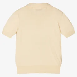 MSGM Boys Ivory Knitted Polo Shirt -Outlet Little Gents Set Store msgm boys ivory knitted polo shirt 490340 be5d217d4d0b0eca3b01e3719ecaa8a9a2279394
