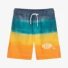 MSGM Boys Sunset Orange Bermuda Shorts